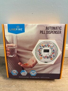 Livefine Automatic Pill Dispenser 28-Day Brand New